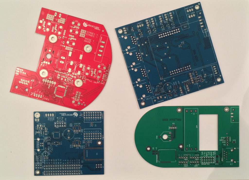 Printed circuit boards before assembly